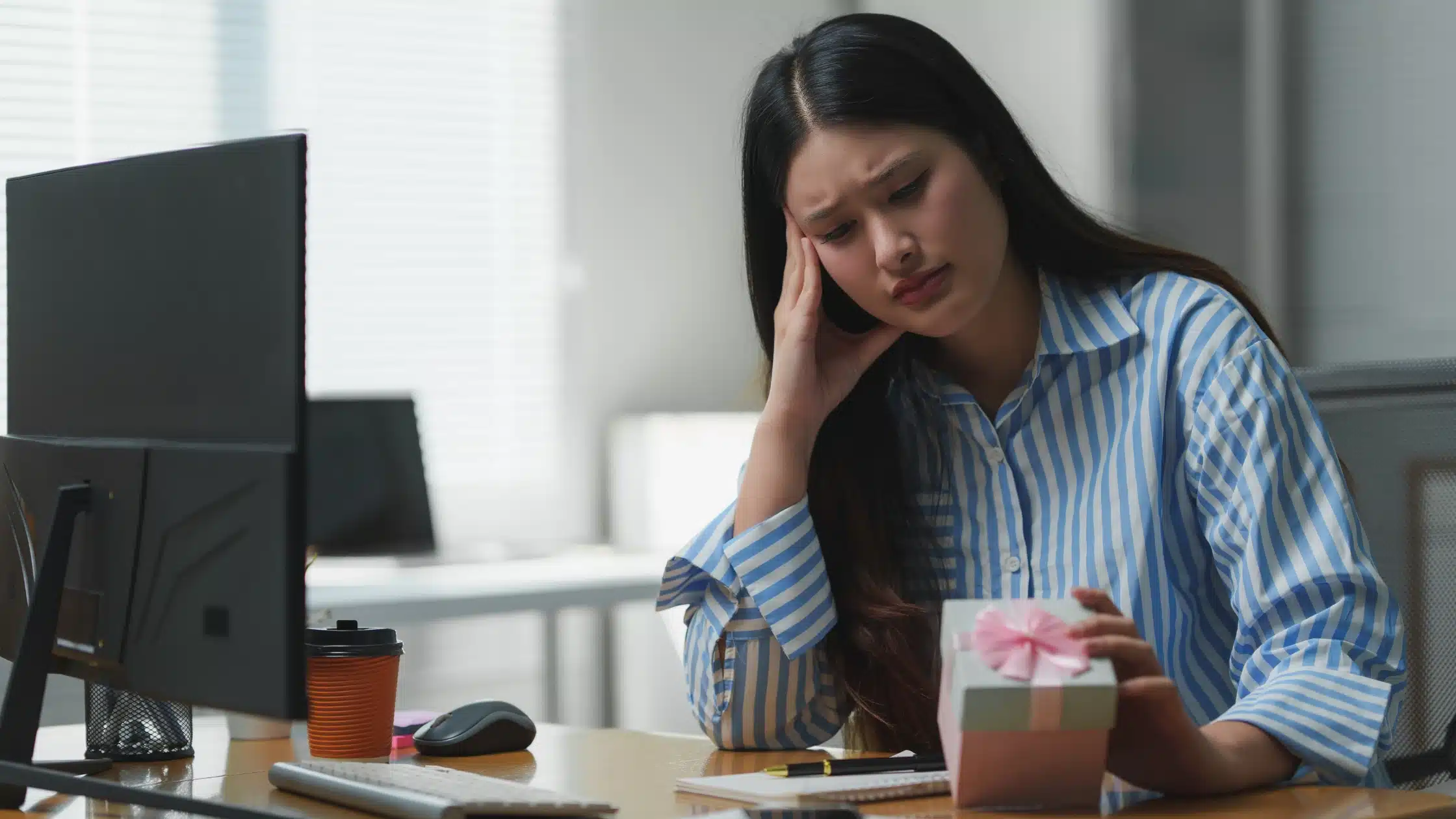 PayCentral_Press_Release_Banner_September Young Female Staff Member Disappointed With Company Employee Rewards